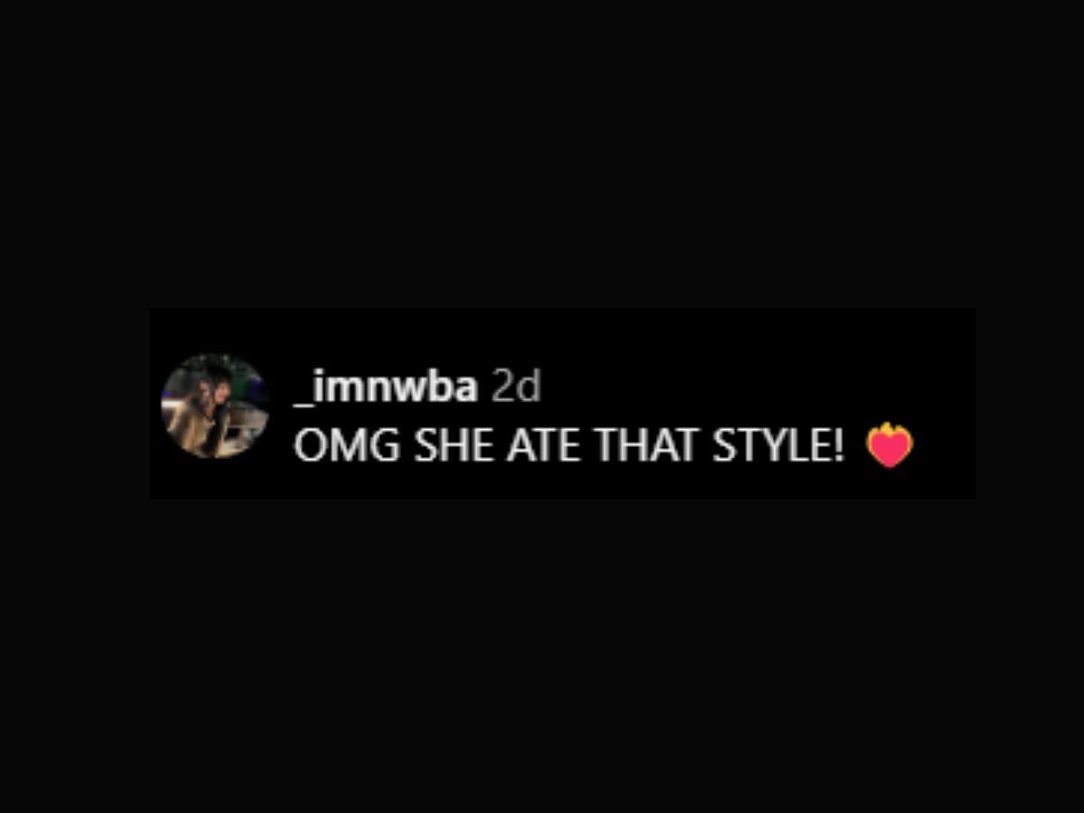 @imnwba remarked " OMG SHE ATE THAT STYLE" at Ive's Wonyoung's look at the Vogue Japan May issue ( Image via @voguejapan/Instagram)
